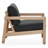 Woodard Sierra Lounge Chair in Natural - Side