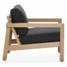 Woodard Sierra Lounge Chair in Natural - Side - Woodard Sierra Lounge Chair in Natural - Side