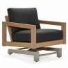 Woodard Sierra Spring Chair in Natural - Angled - Woodard Sierra Spring Chair in Natural - Angled
