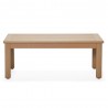 Woodard Sierra Coffee Table in Natural - Front