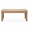 Woodard Sierra Coffee Table in Natural - Front - Woodard Sierra Coffee Table in Natural - Front