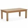 Woodard Sierra Coffee Table in Natural - Angled - Woodard Sierra Coffee Table in Natural - Angled