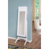 Ashley Jewelry Armoire Cheval Mirror - Closed