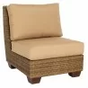 Woodard Saddleback Armless Sectional Unit in Mocha - Woodard Saddleback Armless Sectional Unit in Mocha