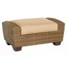 Woodard Saddleback Ottoman in Mocha - Woodard Saddleback Ottoman in Mocha