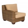 Woodard Saddleback Right Arm Facing End Unit in Mocha