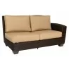 Woodard Saddleback Left Arm Facing Love Seat Sectional in Coffee - Woodard Saddleback Left Arm Facing Love Seat Sectional in Coffee