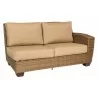 Woodard Saddleback Left Arm Facing Love Seat Sectional in Mocha - Woodard Saddleback Left Arm Facing Love Seat Sectional in Mocha
