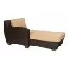 Woodard Saddleback Right Arm Facing Chaise Lounge Sectional in Coffee - Woodard Saddleback Right Arm Facing Chaise Lounge Sectional in Coffee
