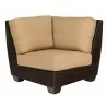Woodard Saddleback Corner Sectional Unit in Coffee - Woodard Saddleback Corner Sectional Unit in Coffee