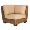 Woodard Saddleback Corner Sectional Unit in Mocha