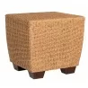 Woodard Saddleback Side Table in Mocha - Woodard Saddleback Side Table in Mocha