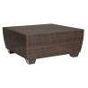 Woodard Saddleback Square Coffee Table in Coffee