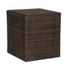 Woodard Saddleback Bunching Table in Coffee
