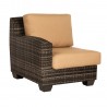 Woodard Saddleback Right Arm Facing End Unit in Charcoal Gray