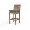 Havana Counter Stool in Cast Sage w/ Self Welt - Front Side Angle
