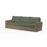 Havana Sofa in Cast Sage w/ Self Welt - Front Side Angle - Havana Sofa in Cast Sage w/ Self Welt - Front Side Angle