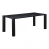 Moe's Home Collection Post Dining Table in Oak Black - Front Side Angle