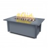 The Outdoor Plus Salinas Powder Coat Fire Table- Gray