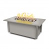 The Outdoor Plus Salinas Powder Coat Fire Table-Pewter