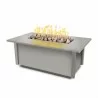 The Outdoor Plus Salinas Powder Coat Fire Table-Pewter - The Outdoor Plus Salinas Powder Coat Fire Table-Pewter