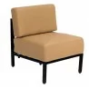 Woodard Salona Armless Sectional Unit - Angled - Woodard Salona Armless Sectional Unit - Angled