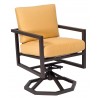 Woodard Salona Swivel Rocking Dining Armchair