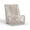 Sunset West Sand Armless Club Chair - Front Side Angle