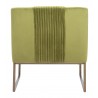 Sante Fe Accent Chair Olive Green- Back View