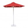 Santa Ana 2.0m Square Umbrella- Red - Santa Ana 2.0m Square Umbrella- Red