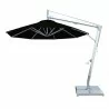 Santa Ana 3.0m Round Side Wind Aluminum Cantilever Umbrella- Black - Santa Ana 3.0m Round Side Wind Aluminum Cantilever Umbrella- Black