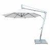 Santa Ana 3.0m Round Side Wind Aluminum Cantilever Umbrella- White - Santa Ana 3.0m Round Side Wind Aluminum Cantilever Umbrella- White