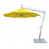 Santa Ana 3.0m Round Side Wind Aluminum Cantilever Umbrella- Yellow - Santa Ana 3.0m Round Side Wind Aluminum Cantilever Umbrella- Yellow