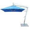 Santa Ana 2.6m Square Side Wind Aluminum Cantilever Umbrella- blue - Santa Ana 2.6m Square Side Wind Aluminum Cantilever Umbrella- blue