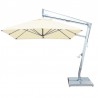 Santa Ana 2.6m Square Side Wind Aluminum Cantilever Umbrella- ecru - Santa Ana 2.6m Square Side Wind Aluminum Cantilever Umbrella- ecru