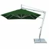 Santa Ana 2.6m Square Side Wind Aluminum Cantilever Umbrella- green - Santa Ana 2.6m Square Side Wind Aluminum Cantilever Umbrella- green
