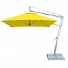 Santa Ana 2.6m Square Side Wind Aluminum Cantilever Umbrella- Yellow - Santa Ana 2.6m Square Side Wind Aluminum Cantilever Umbrella- Yellow