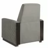 Sunpan Elvina Recliner - Antonio Charcoal - Back Side Angle - Sunpan Elvina Recliner - Antonio Charcoal - Back Side Angle