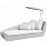 Cane-Line Savannah Daybed, Right Module, Incl. Sunshade white - Cane-Line Savannah Daybed, Right Module, Incl. Sunshade white