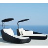Cane-Line Savannah Daybed, Left Module, Incl. Sunshade