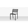 Source Furniture Savannah Resin Dining Side Chair  black