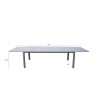 Bellini Home and Garden Dining Table - Extended - Dimensions