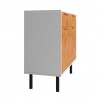 Manhattan Comfort Mid-Century Modern Liam Sideboard Side