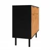 Manhattan Comfort Mid-Century Modern Liam Sideboard Side - Manhattan Comfort Mid-Century Modern Liam Sideboard Side