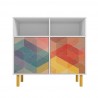 Manhattan Comfort Mid-Century Modern Retro Sideboard  Front