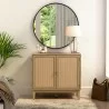 Anderson Teak Bodrum 31" Tall - 2 Door Accent Cabinet - Lifestyle Front - Anderson Teak Bodrum 31" Tall - 2 Door Accent Cabinet - Lifestyle Front