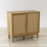 Anderson Teak Bodrum 31" Tall - 2 Door Accent Cabinet - Angled