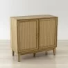 Anderson Teak Bodrum 31" Tall - 2 Door Accent Cabinet - Angled - Anderson Teak Bodrum 31" Tall - 2 Door Accent Cabinet - Angled