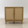 Anderson Teak Bodrum 31" Tall - 2 Door Accent Cabinet - Front