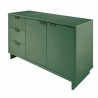 Manhattan Comfort Granville 55.07" Modern Sideboard with 3 Full Extension Drawers in Sage Green Other Side